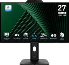 MSI Monitor PRO MP272PMG / 27" / FHD / IPS / 120Hz / 1ms (MPRT) / crni - podesiv po visini