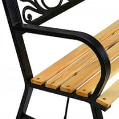 Aga Vrtna klupa DSC7517 120x56x87 cm