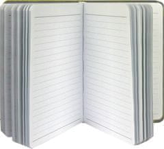 nb grafo Notes - bilježnica A5 crte tvrde korice, 96 listova, s gumicom, 0812.07, Marble plava