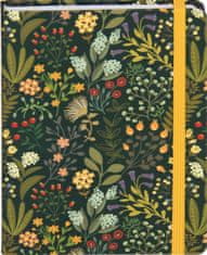 nb grafo Notes - bilježnica A5 crte tvrde korice, 96 listova, s elastičnom trakom, 0970.01 Alegro zeleno