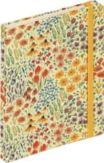 nb grafo Notes - bilježnica A5 crte tvrde korice, 96 listova, s elastičnom trakom, 0970.04 Alegro poljsko cvijeće