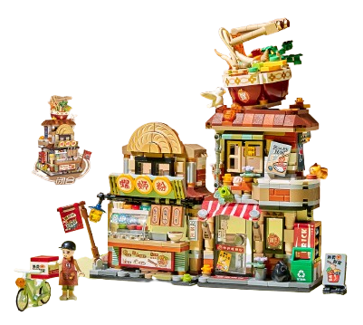 LOZ Spiralnoodle Shop kocke, 870/1 (1295)