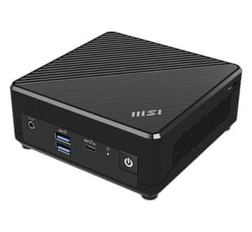 MSI Mini desktop PC Cubi N ADL S-226BEU Intel N200 / 8GB / 512GB SSD / WiFi 5 + BT 5.0 / 2x1Gbps / Windows 11 Home / crni