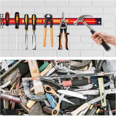 Vixson Magnetno držalo za alat 60 cm, zidni organizator s jakim magnetom za ključeve i odvijače | MAGTOOL