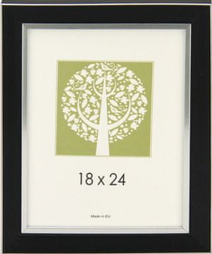 Karako Okvir za fotografiju 18x24 cm, imitacija drva, stolni, zidni, 13 crnih