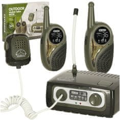 Ikonka Vojni set od tri walkie talkie stanice dometa do 300m,