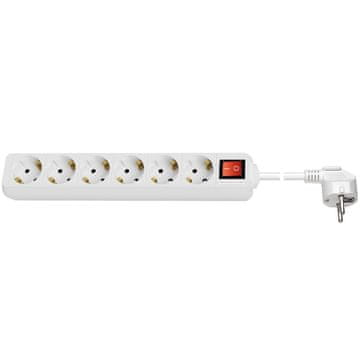 Goobay 5m produžni kabel sa 6 Schuko utičnica prekidač razdjelnik