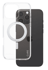 PanzerGlass Care Kickstand maska za iPhone 16 Pro Max, srebrna (1328)