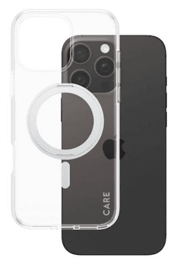 PanzerGlass Care Kickstand maska za iPhone 16 Pro Max, srebrna (1328)
