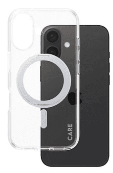  Panzerglass Care Kickstand ovitek za iPhone 16, srebrn