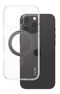 PanzerGlass Care Kickstand maska za iPhone 16 Pro Max, crna (1324)