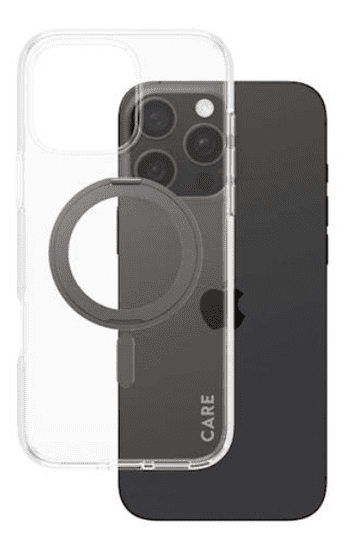 PanzerGlass Care Kickstand maska za iPhone 16 Pro Max, crna (1324)