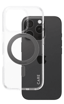 PanzerGlass Care Kickstand maska za iPhone 16 Pro, crna (1322)