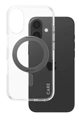 PanzerGlass Care Kickstand maska za iPhone 16, crna (1321)