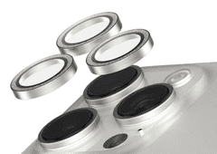 PanzerGlass Zaštitno staklo za kameru Safe Kam, za iPhone 16 Pro/16 Pro Max, sjajno srebrno (SAFE95893)