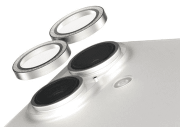 PanzerGlass Zaštitno staklo za kameru Safe Kam, za iPhone 16/16 Plus, sjajno srebrno (SAFE95892)