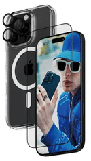 PanzerGlass 3u1 paket za iPhone 16 Pro