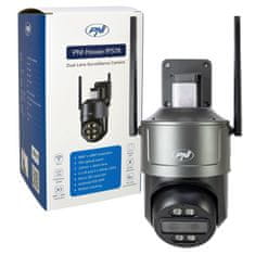PNI IP578 4K WiFi vanjska sigurnosna kamera, 10× zoom, IR 40 m, CamHi