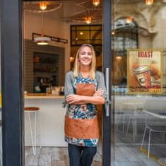 HOME & MARKER® Set 5 okvira za fotografije A4, PP+PVC materijal, ljepljiva traka – za zidne galerije i kućni dekor | FRAMEMAG, zlatna