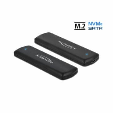 Delock SSD kućište USB 3.1 TIP C M.2 NVMe PCIe ili SATA SSD 42633