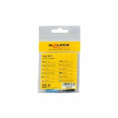 Delock pasivni hladnjak za M.2 NVMe SSD 70 mm ravni crni 18285