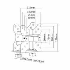 Digitus Nosač za mini PC kućište, višebojni, crni DA-90360