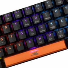 Baracuda USB tipkovnica crno/crvena mehanička tipkalica za igranje BGK-03111 DOLPHI