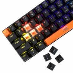 Baracuda USB tipkovnica crno/crvena mehanička tipkalica za igranje BGK-03111 DOLPHI