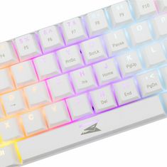 Baracuda USB tipkovnica bijelo/crvena mehanička tipka za igranje BGK-03211 DOLPHI