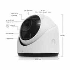 Ubiquiti IP kamera Unifi 8.0MP vanjska PoE bijela UVC-G6-Turret-W