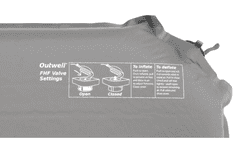Outwell Jastuk Sleepin Double, 183 x 128 x 3 cm