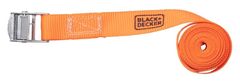 Black+Decker traka za vezivanje, 5m, do 200KG, najlon, narančasta, crna