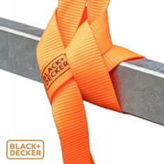Black+Decker traka za vezivanje, 5m, do 350KG, najlon, narančasta, crna