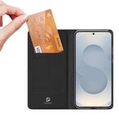 Dux Ducis Skin Pro preklopna maska za Samsung Galaxy S25 Edge, crno