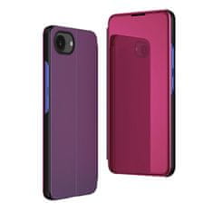MG Clear View preklopna maska za iPhone 16e, ružičasta