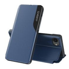 MG Eco Leather View preklopna maska za iPhone 16e, plava