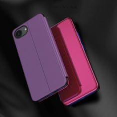 MG Clear View preklopna maska za iPhone 16e, ružičasta