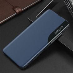 MG Eco Leather View preklopna maska za iPhone 16e, plava