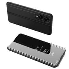 MG Clear View preklopna maska za Samsung Galaxy S25 Edge, crno