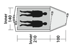 Outwell Šator Cloud 2, za 2 osobe