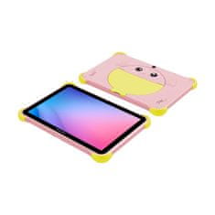 Krüger&Matz 5MPX Mobilna Otroška tablica 4G LTE SIM 64GB Android 13 bt zabava 1008 Roza