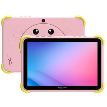 Krüger&Matz 5Mpx mobilni dječji tablet 4G LTE SIM 64GB Android 13 BT FUN 1008 pink