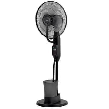 Teesa Stojeći ventilator od 75 W s vodenom maglom na kotačićima 43 cm 2,8 L daljinski upravljač