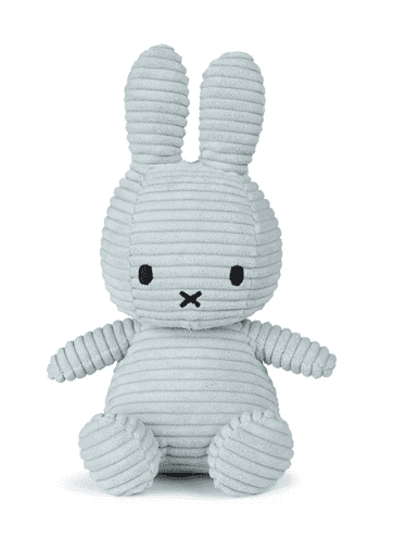Bon Ton Toys Mekana igračka zečić Miffy ECO Corduroy, 23 cm, meki žad (947)