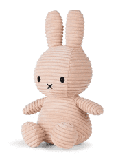 Bon Ton Toys Mekana igračka zečić Miffy ECO Corduroy, 23 cm, Misty Rose (948)