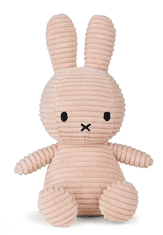 Bon Ton Toys Mekana igračka zečić Miffy ECO Corduroy, 23 cm, Misty Rose (948)