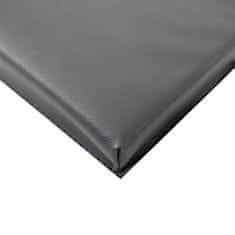 Aga Sklopiva strunjača 180x60x3 cm Crna