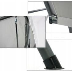 Aga Vrtna ljuljačka 170x110x153 cm Siva