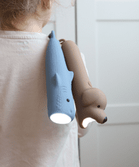 Rabbit&Friends silikonska svjetiljka, morski pas, USB-C (957)