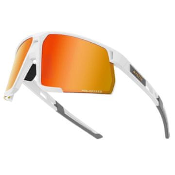 Outdoor master Sportske sunčane naočale Hawkview X182 White s Red polariziranim lećama